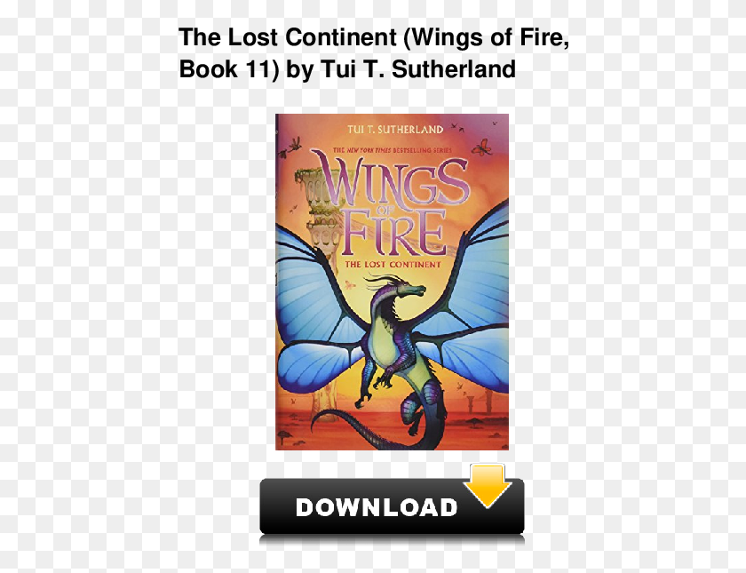 440x585 Pdf Lost Continent Wings Of Fire Book, Poster, Advertisement HD PNG Download