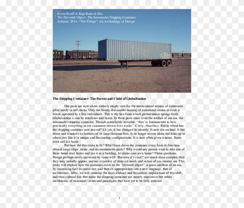 479x657 Pdf Mtv, Shipping Container, Vehicle, Transportation HD PNG Download