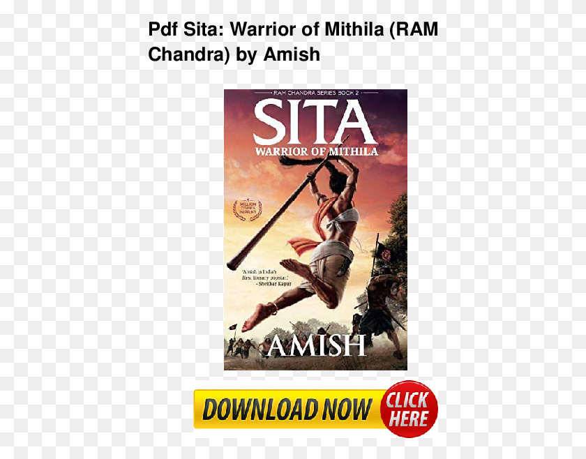 416x598 Pdf Sita Warrior Of Mithila, Person, Human, Book HD PNG Download