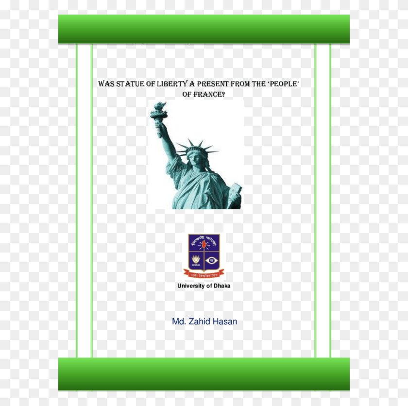 600x776 Pdf Statue Of Liberty, Person, Human, Text HD PNG Download