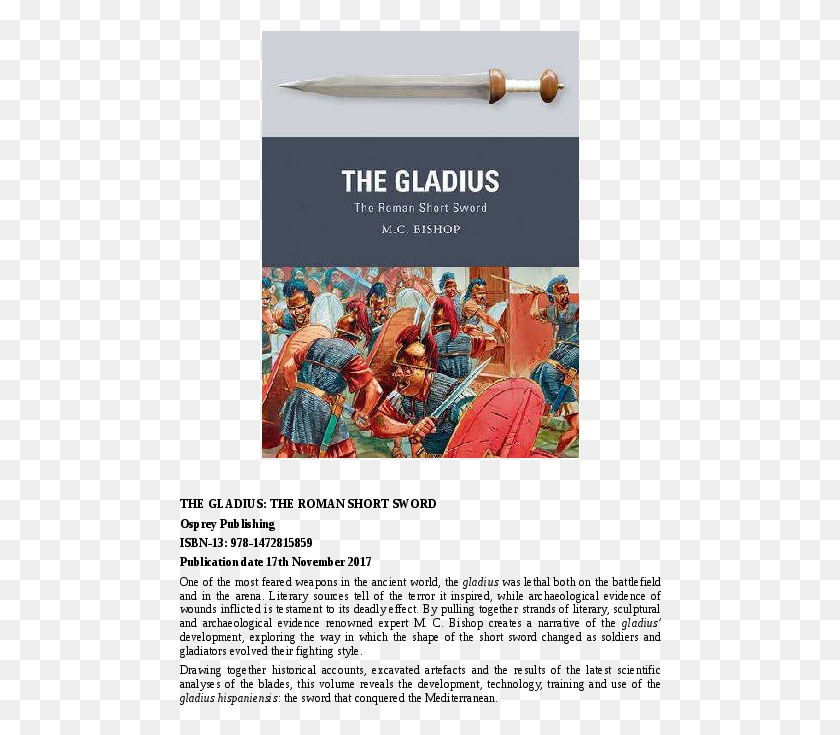 482x675 Pdf The Gladius The Roman Short Sword, Person, Human, Advertisement HD PNG Download