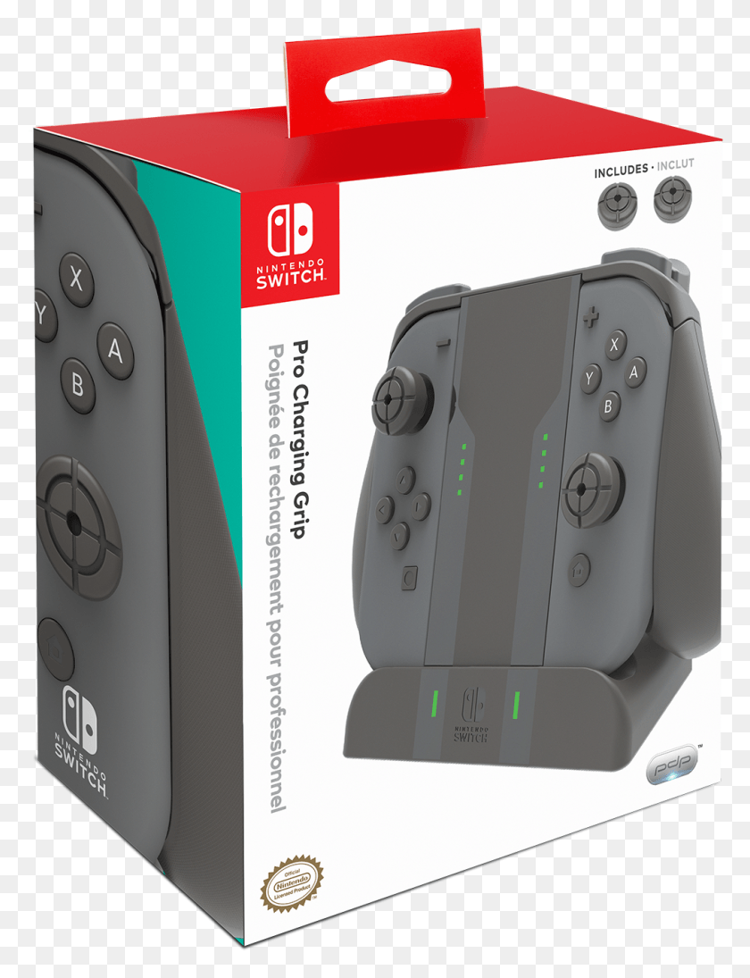 1010x1341 Pdp Nintendo Switch Pro Joy Con Charging Grip Black Xbox, Mouse, Hardware, Computer HD PNG Download