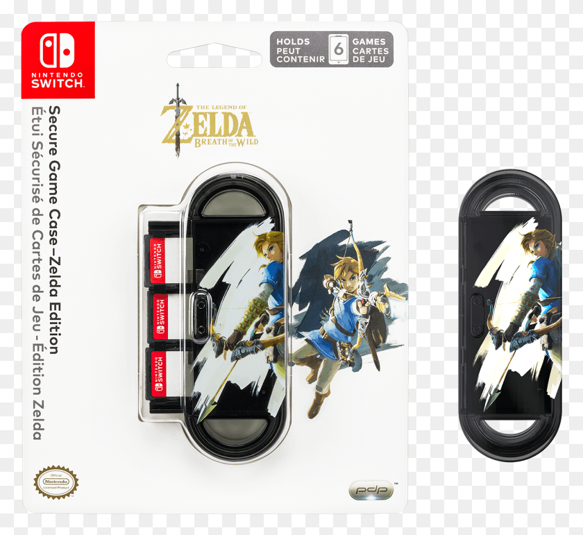 1350x1232 Pdp Nintendo Switch Zelda Breath Of The Wild Secure Nintendo Switch Secure Game Case, Person, Human, Clothing HD PNG Download
