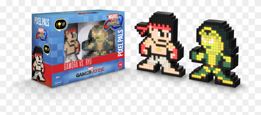 Pixel Pals Mortal Kombat Scorpion Collectible Lighted Figure