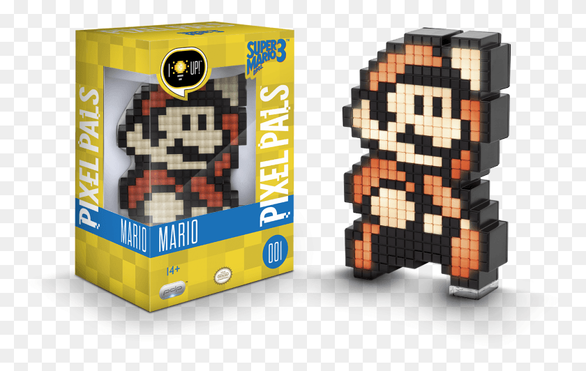 1322x801 Pdp Pixel Pals Nintendo Super Mario Bros 3 Mario Collectible Pixel Pals Mario, Pac Man HD PNG Download