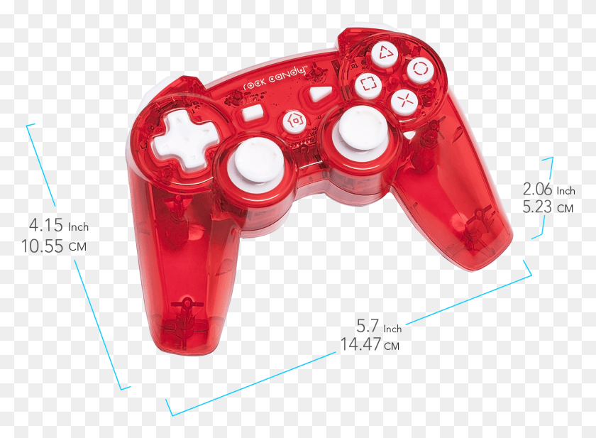 1416x1012 Pdp Rock Candy Ps3 Wireless Controller Stormin39 Cherry Pdp Rock Candy Wireless Controller For, Electronics, Joystick HD PNG Download