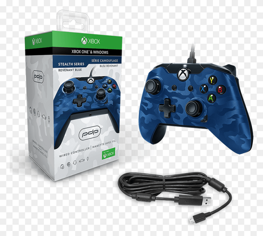 783x699 Descargar Png Controlador Con Cable Pdp Para Xbox One Negro, Electrónica, Joystick Hd Png