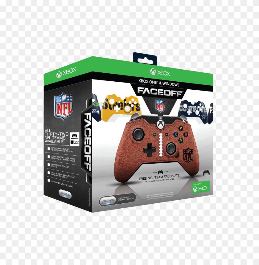 701x800 Pdp Xbox One Nfl Official Faceoff Controller Xbox One Faceoff Controller, Electronics, Video Gaming, Joystick HD PNG Download
