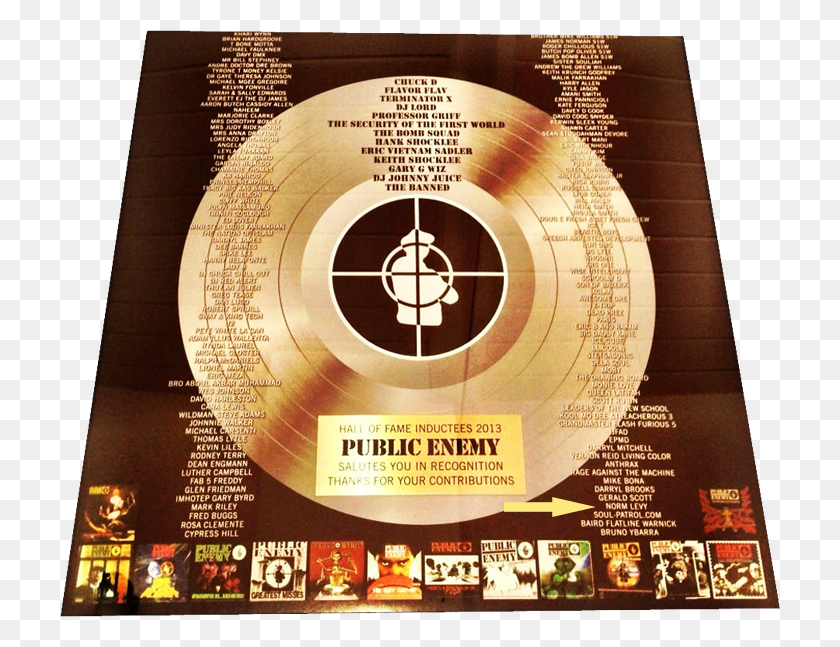 720x587 Pe Rhof Copy Public Enemy, Text, Gold, Paper HD PNG Download