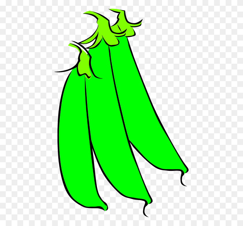 465x720 Pea Clipart Garden Vegetable Sugar Snap Peas Clipart, Plant, Clothing, Apparel HD PNG Download
