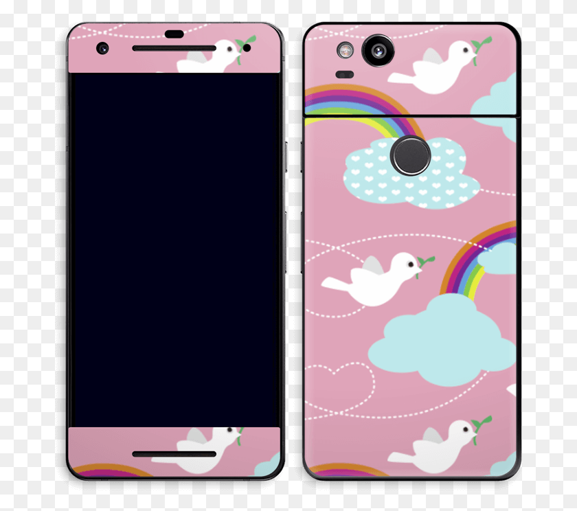 682x684 Peace Amp Birds Skin Pixel Iphone, Mobile Phone, Phone, Electronics HD PNG Download