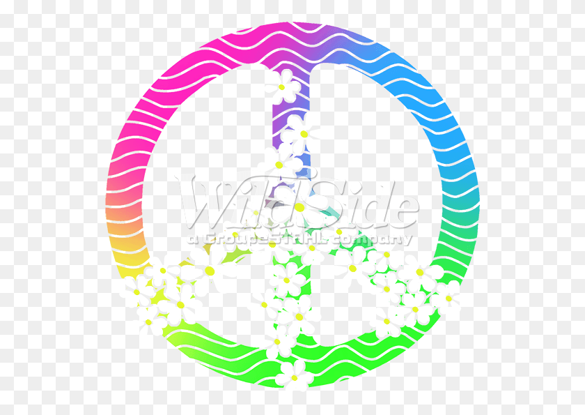 539x535 Peace Daisies Bulls Eye Arch, Symbol, Logo, Trademark HD PNG Download