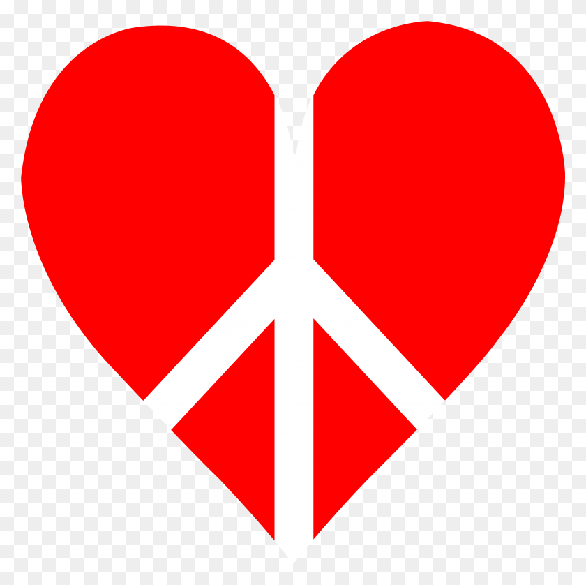 4490x4480 Peace Heart Clipart Peace Heart, Balloon, Ball, Plectrum HD PNG Download