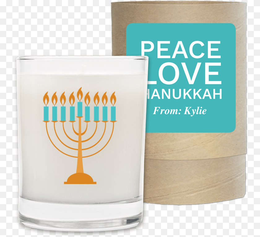 758x766 Peace Love Hanukkah U2013 6 Pack Brighten The Occasion Hanukkah, Festival, Hanukkah Menorah, Candle, Glass Transparent PNG