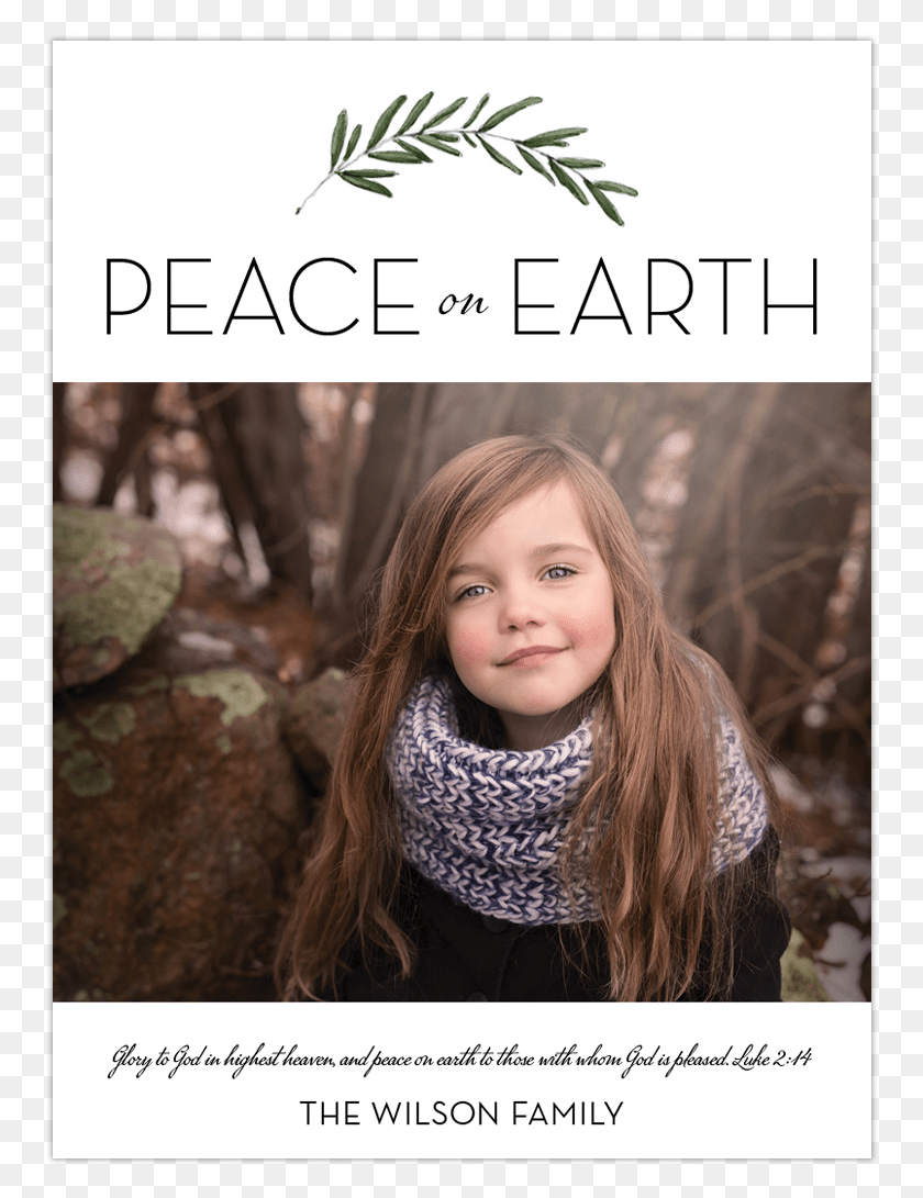 758x1031 Peace On Earth Christmas Girl, Blonde, Woman, Kid HD PNG Download