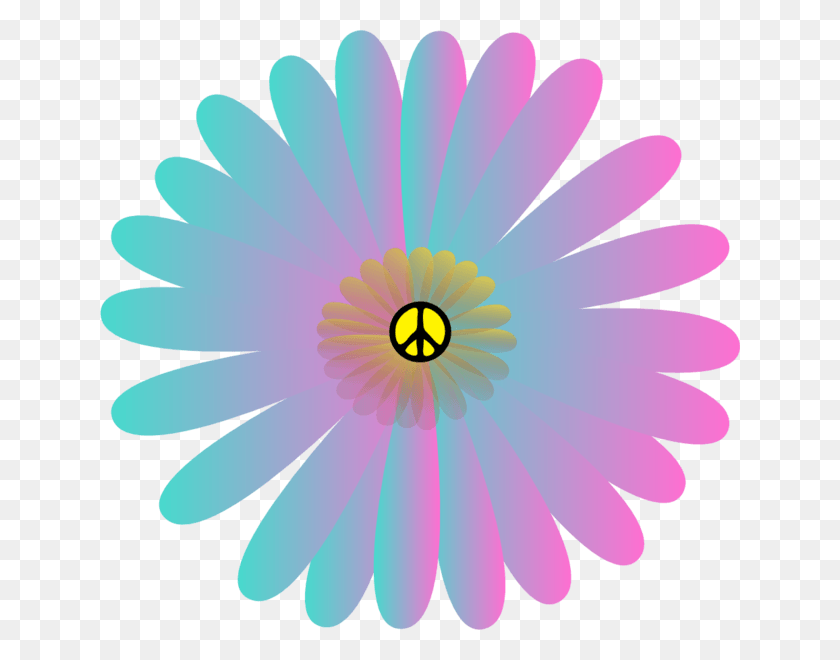 640x600 Знак Мира Цветок Прозрачный Фон, Лепесток, Растение, Цветение Png Скачать