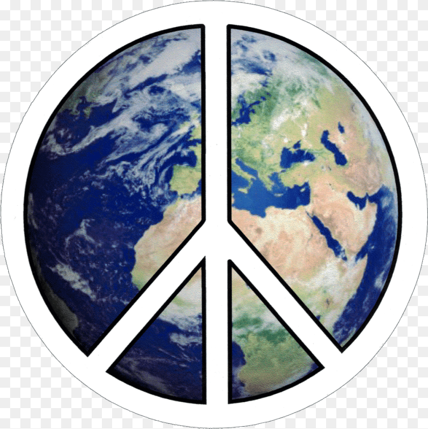 999x1000 Peace Sign Over Earth World Peace Background, Astronomy, Outer Space, Planet, Globe Transparent PNG