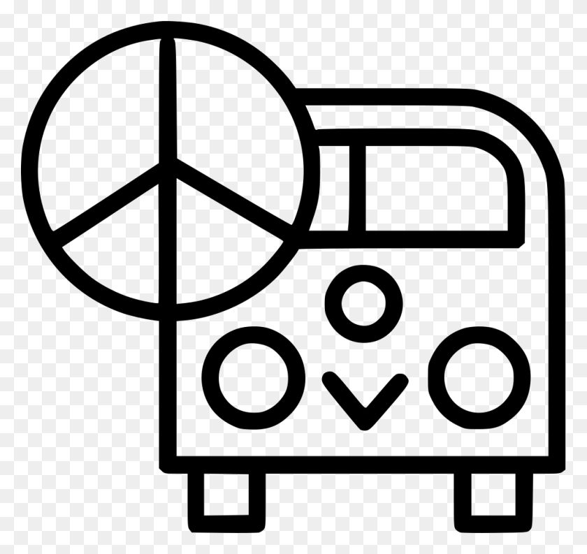 981x922 Peace Sign Van Comments Space Probe Transparent Background, Symbol, Stencil, Lawn Mower HD PNG Download