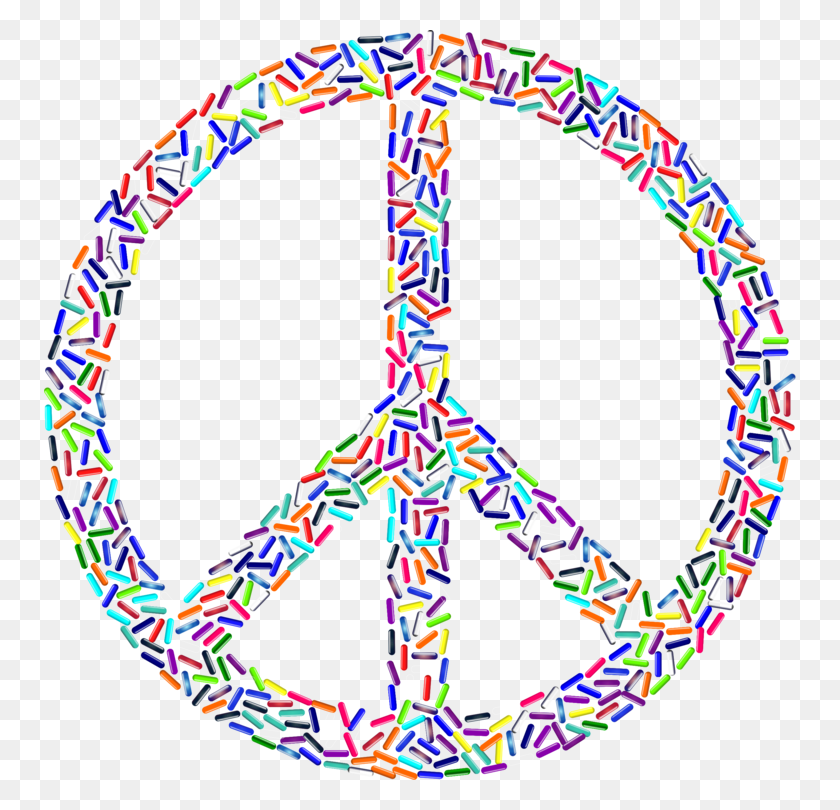 752x750 Peace Symbols Give Peace A Chance Hippie Computer Icons Symbols Of Love Drawing, Bracelet, Jewelry, Accessories HD PNG Download