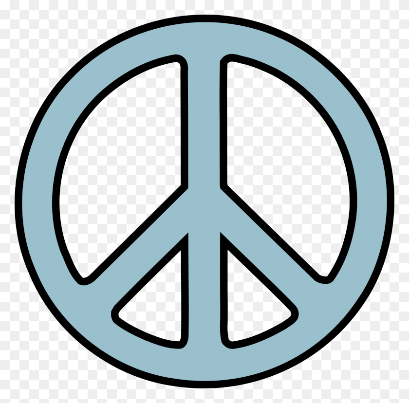 1969x1939 Peace Symbols New Years Day Clip Art Peace Sign Transparent Background, Symbol, Logo, Trademark HD PNG Download