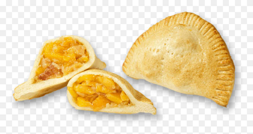 1125x556 Peach Cobbler Curry Puff, Bread, Food, Egg HD PNG Download