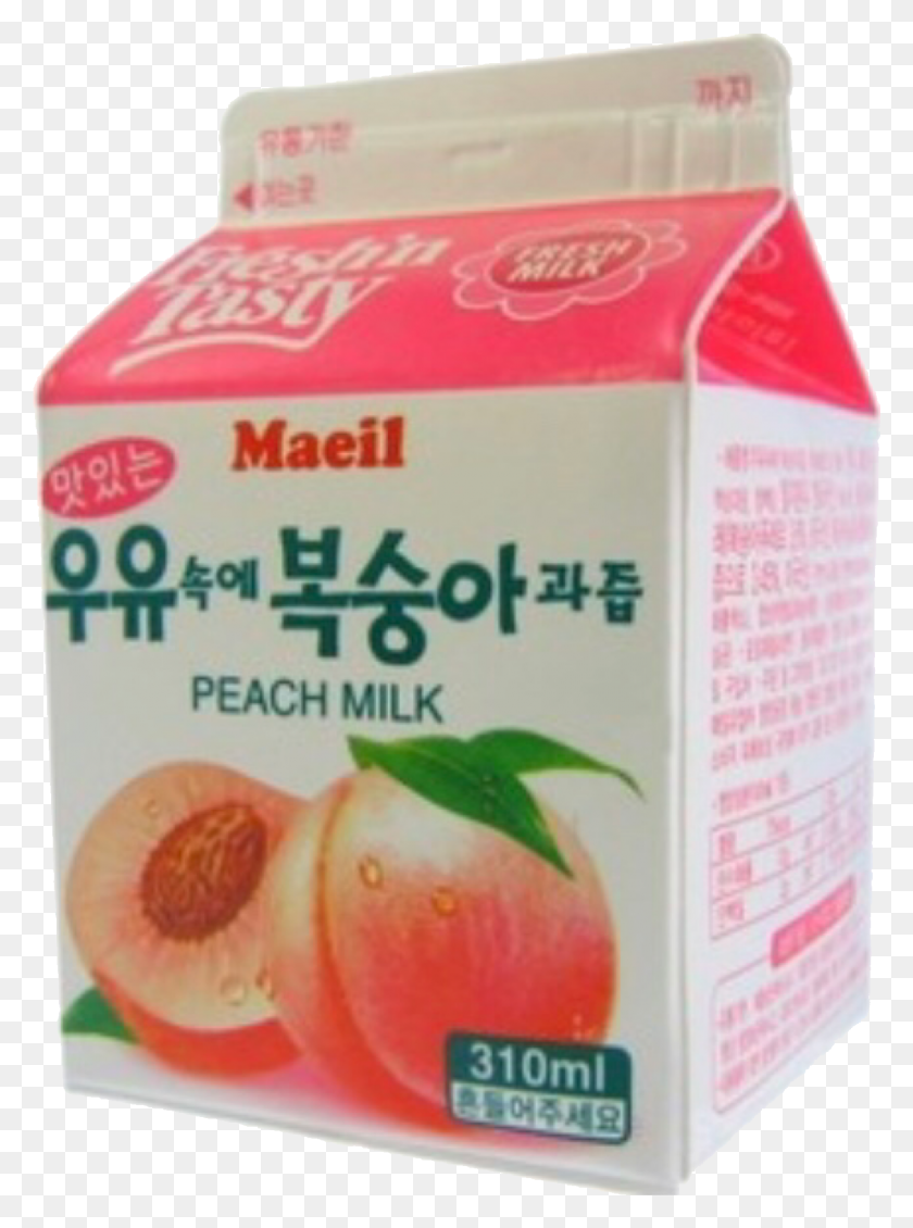 1417x1944 Персиковые Напитки Милая Еда Японские Закуски Японский Корейский Персиковый Молочный Напиток, Сок, Напитки, Коробка Hd Png Скачать