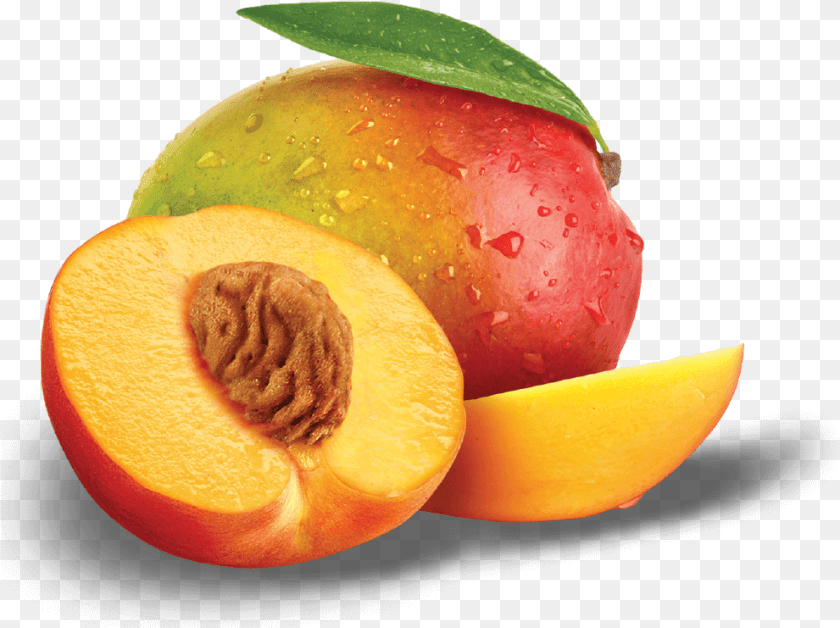 Peach Mango Cloud Breakers Mango Peach, Food, Fruit, Plant, Produce Clipart PNG