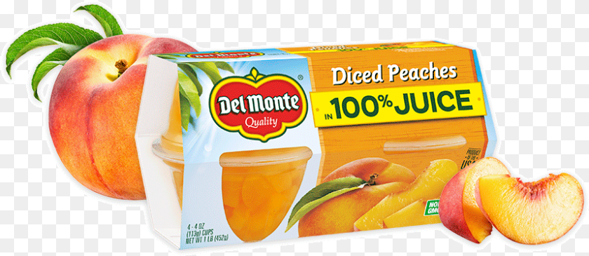 859x373 Peaches Fruit Cup Snacks Delmonte Sliced Peaches 100 Calories, Apple, Food, Peach, Plant Clipart PNG