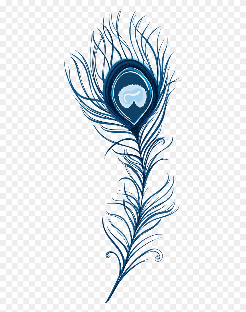 400x1007 Peacock Feather Clipart Pic Images Peacock Feather Graphic, Symbol, Emblem, Pineapple HD PNG Download