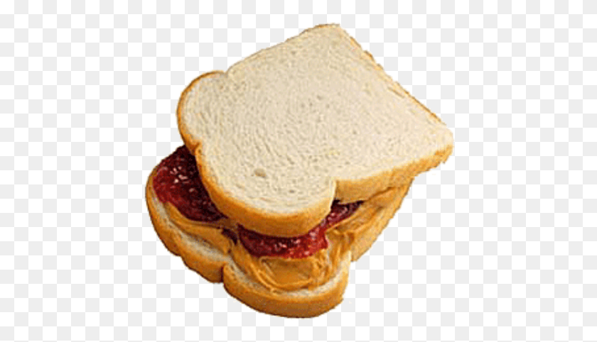 440x422 Peanut Butter And Jelly Sandwich Toast Sandwich French 5 Ejemplos De Mezclas Heterogneas, Fungus, Food HD PNG Download