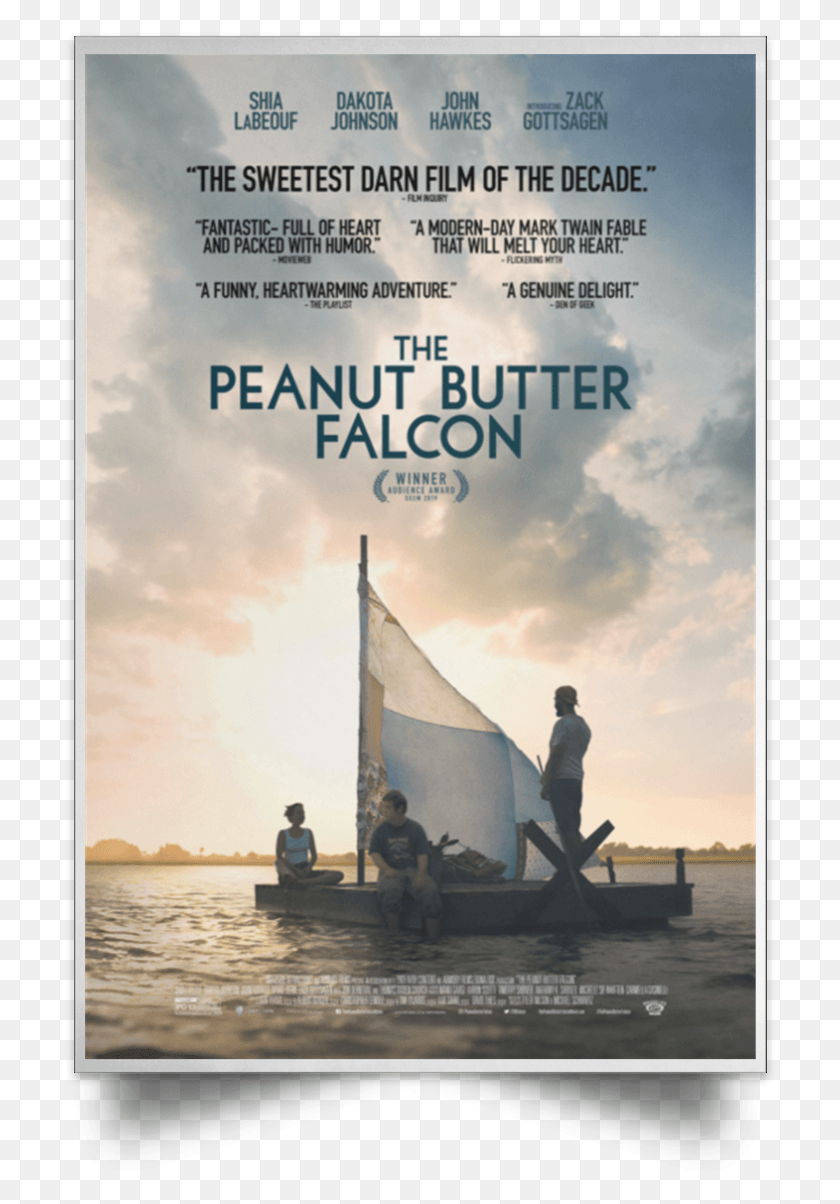 712x1144 Peanut Butter Falcon Theaters, Person, Human, Boat HD PNG Download