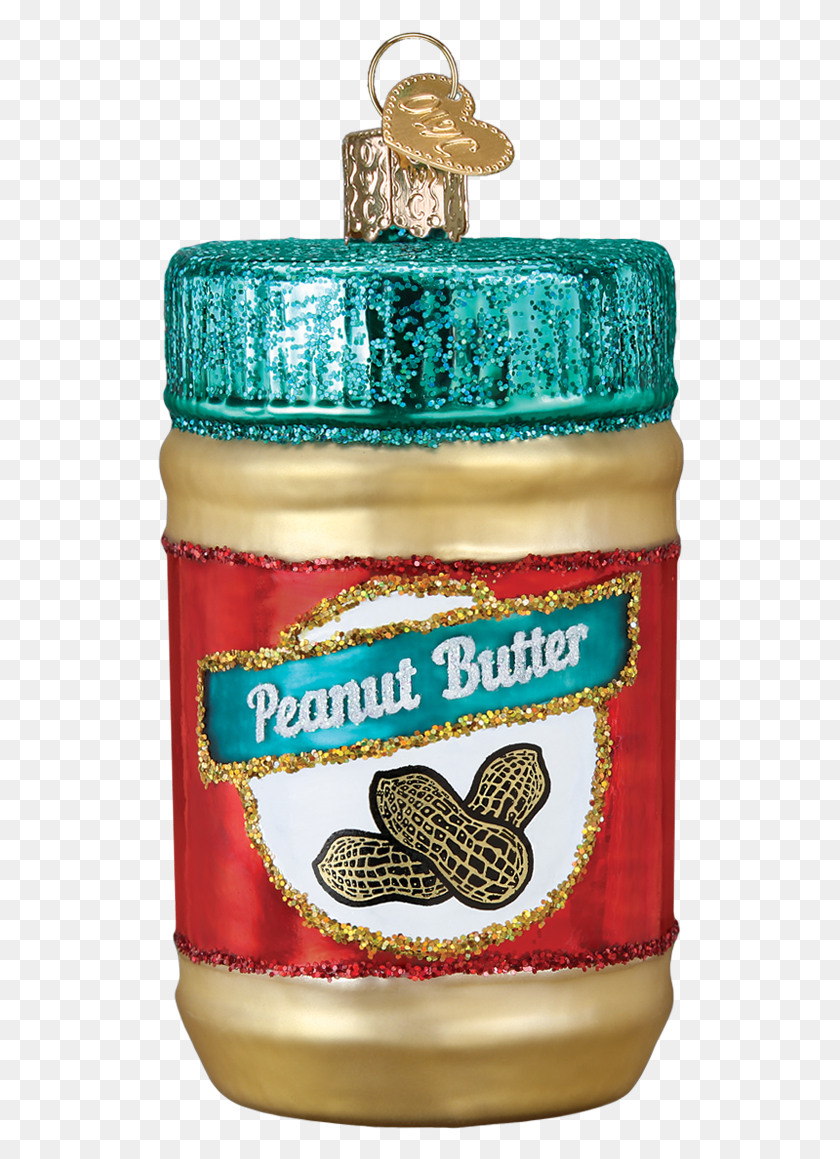 529x1099 Peanut Butter Jar Glass Ornament Glitter, Birthday Cake, Cake, Dessert HD PNG Download