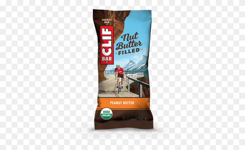 347x457 Peanut Butter Packaging Clif Bar Nut Butter Filled Peanut Butter, Person, Human, Bicycle HD PNG Download