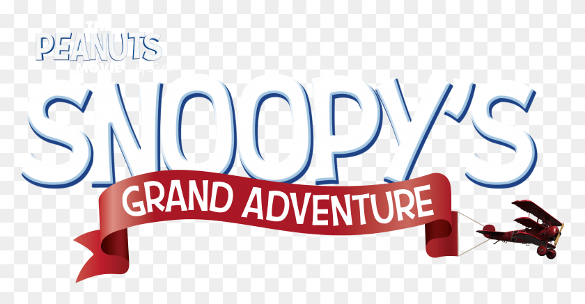 5661x2739 Peanuts Movie Snoopy39s Grand Adventure Logo, Word, Text, Label HD PNG Download