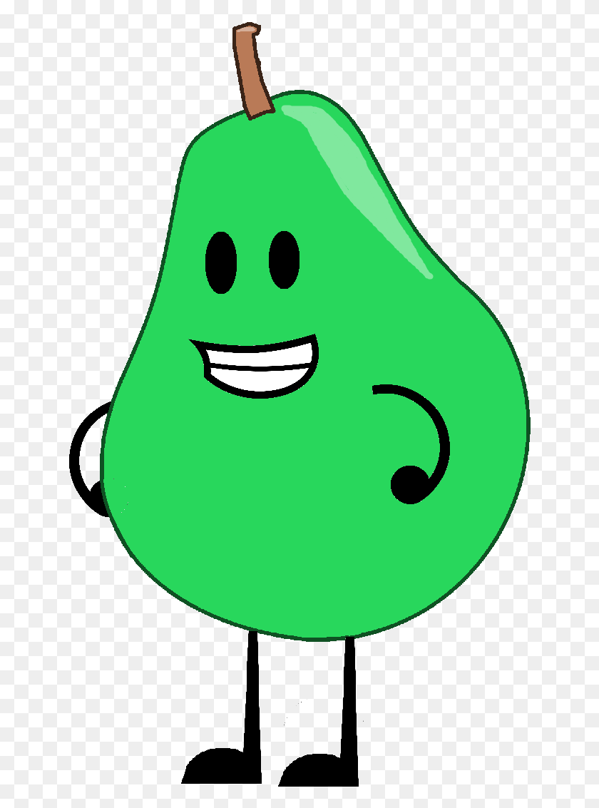 648x1073 Pear Clipart Bfdi Pear, Plant, Green, Text HD PNG Download