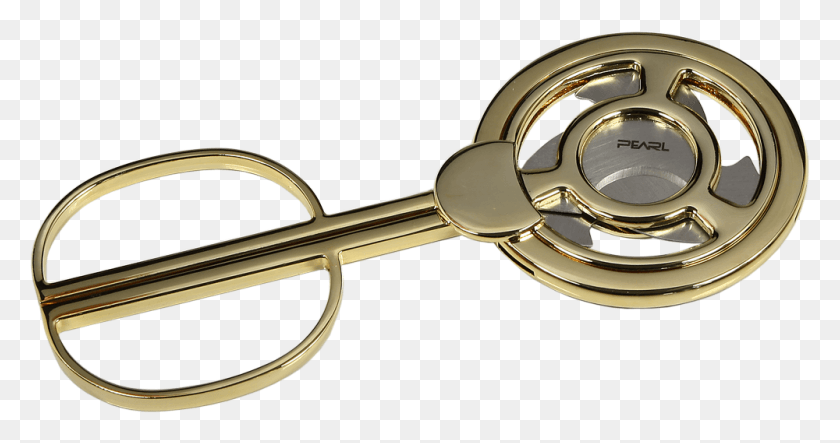 1000x492 Pearl Cigar Scissors 8 1 Gold Circle, Key, Brass Section, Musical Instrument HD PNG Download