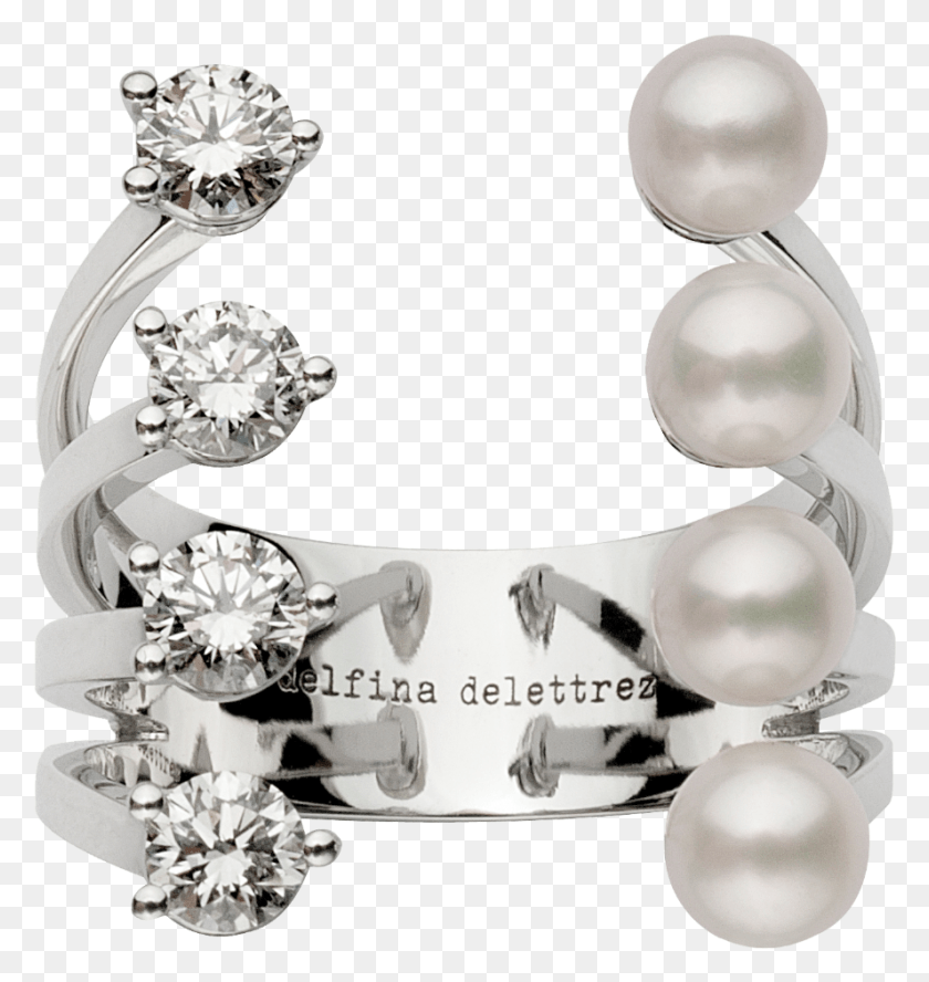888x943 Pearl Domino Dots Ring Earrings, Accessories, Accessory, Jewelry Descargar Hd Png