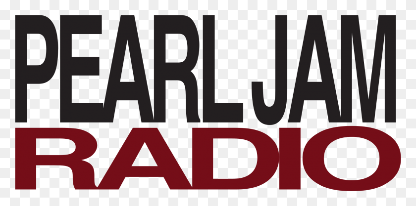 1903x872 Pearl Jam Radio Logo Pearl Jam Radio, Text, Alphabet, Word HD PNG Download