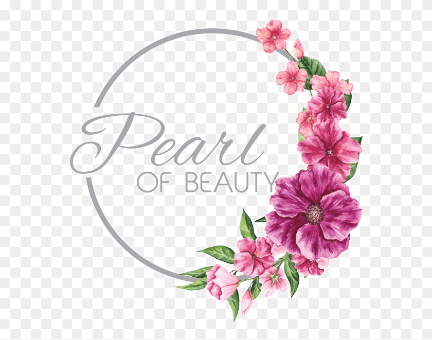 585x601 Pearl Of Beauty Logo Design, Plant, Flower, Blossom HD PNG Download