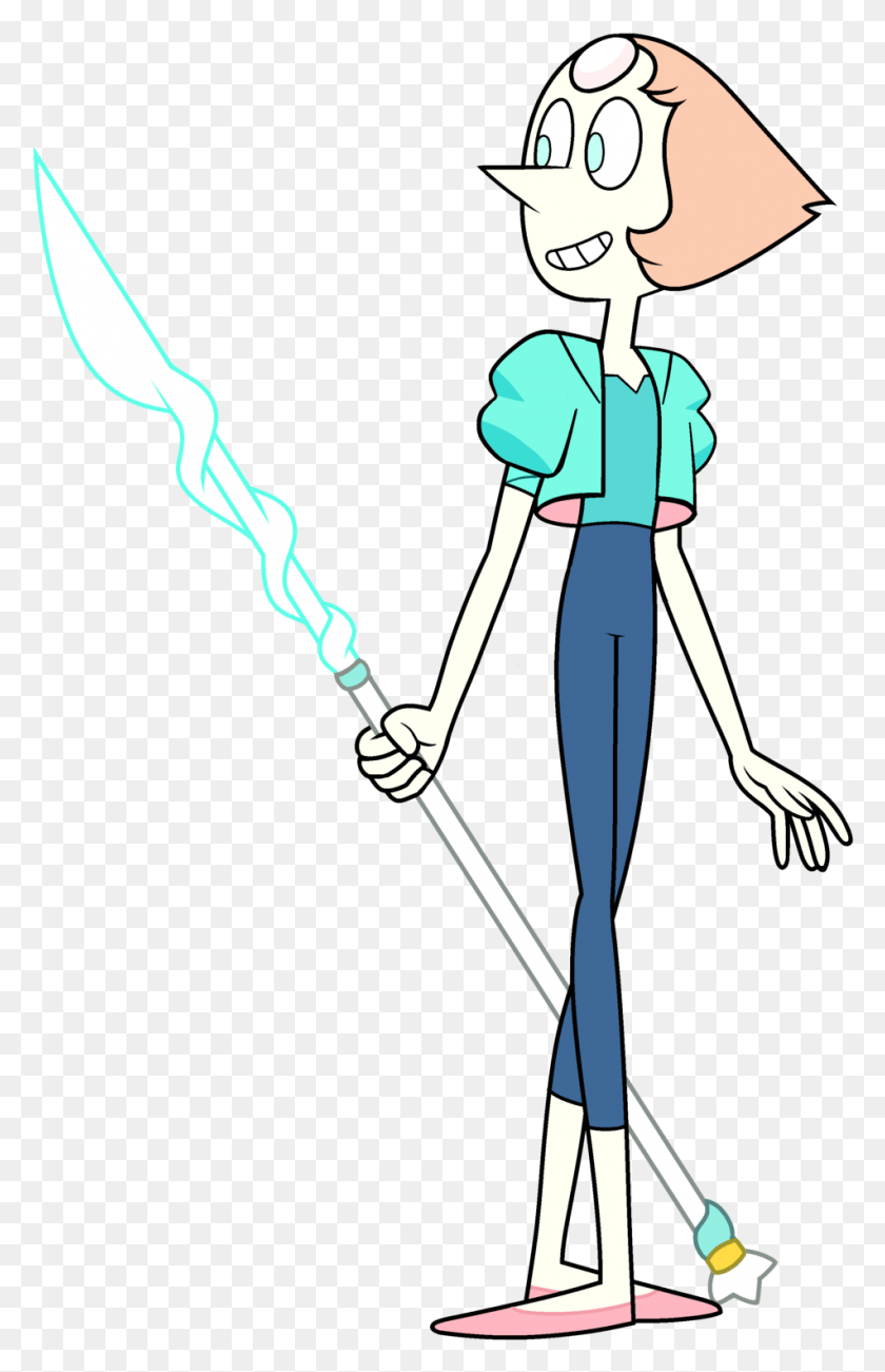 951x1514 Pearl Pearl From Steven Universe, Bow, Hand, Duel HD PNG Download