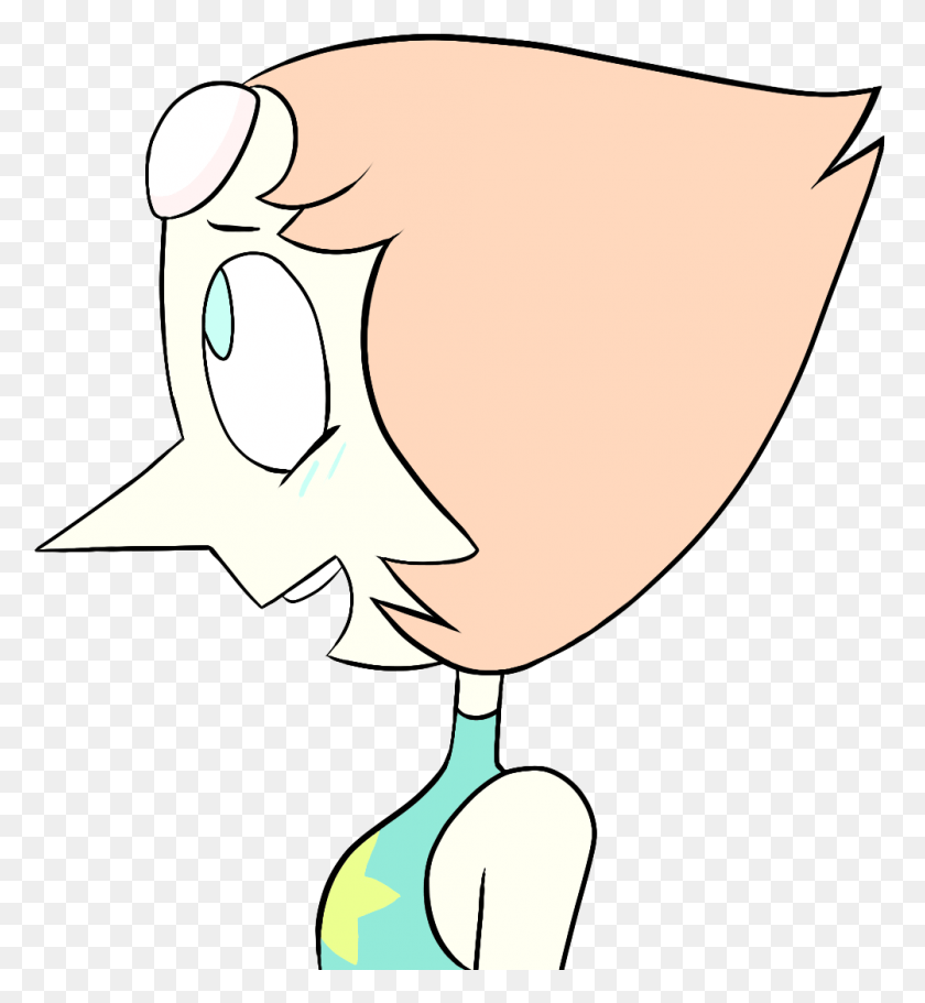 1002x1094 Pearl Side Practice By Kyuubicore Pearl Side Practice Pearl Steven Universe Side View, Head, Cushion, Neck HD PNG Download