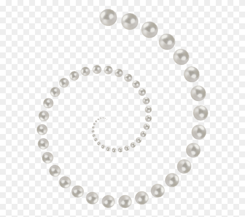 591x685 Pearl String Image Transparent Background Pearls Clipart, Spiral, Coil HD PNG Download