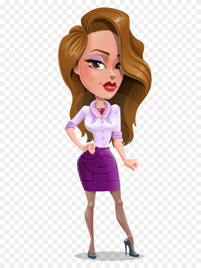 479x1061 Pearl The Irresistible Business Girl Sexy Business Woman Caricature, Costume, Clothing, Apparel HD PNG Download