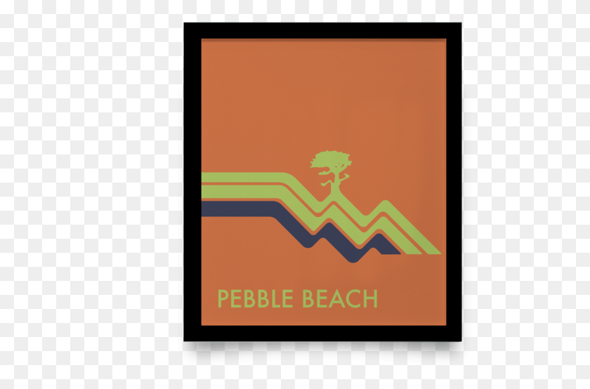 509x494 Pebble Beach Waves Lie Loft Graphic Design, Text, Poster, Advertisement HD PNG Download