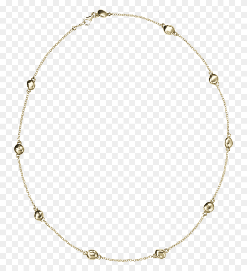 748x861 Pebble Chain Necklace Necklace, Jewelry, Accessories, Accessory HD PNG Download