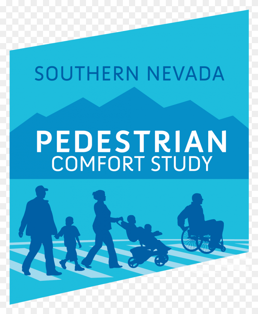 1010x1244 Pedestrian Comfort Study And Demonstration Projects Person In Wheelchair Silhouette, Human, Advertisement, Flyer HD PNG Download