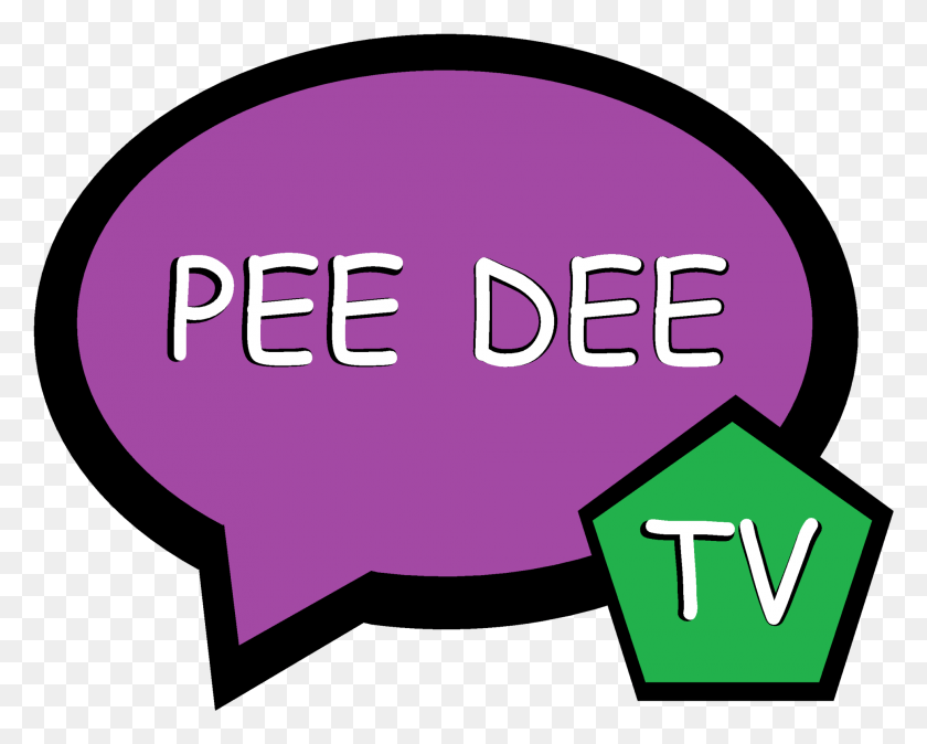 Pee Dee Tv Logo Sign, Symbol, Piggy Bank, Text HD PNG Download