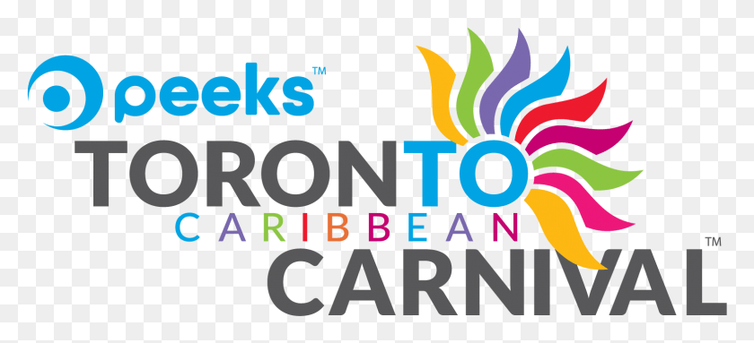1570x651 Peeks Toronto Caribbean Carnival Graphic Design, Logo, Symbol, Trademark HD PNG Download