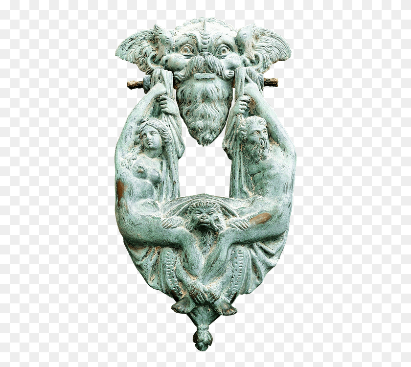 379x690 Peel N Stick Poster Of Malta Input Door Handle Woman Emblem, Bronze, Archaeology, Sculpture HD PNG Download