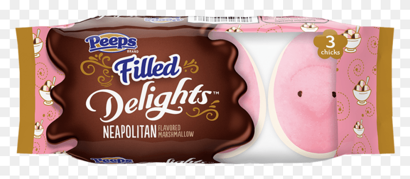 935x369 Peeps Delights Filled Neapolitan 3ct Concept V1 Rendering Neapolitan Peeps, Sweets, Food, Confectionery HD PNG Download